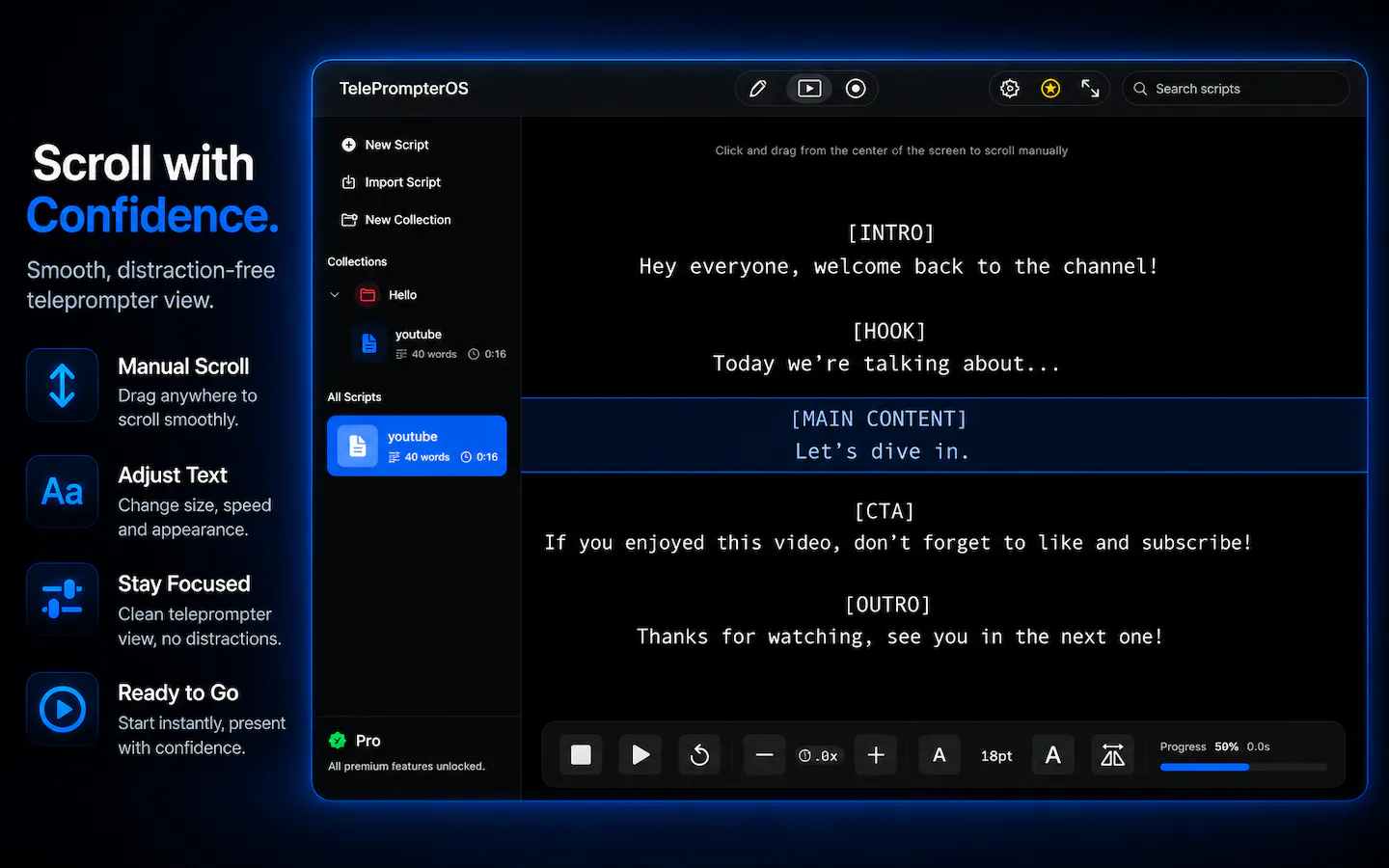 Teleprompter OS gallery image