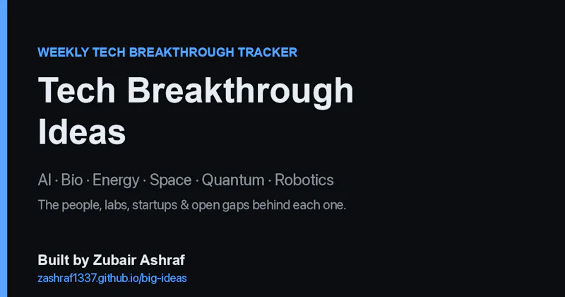 Tech Breakthrough Ideas screenshot 1