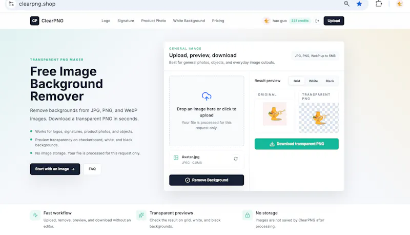 ClearPNG screenshot 3
