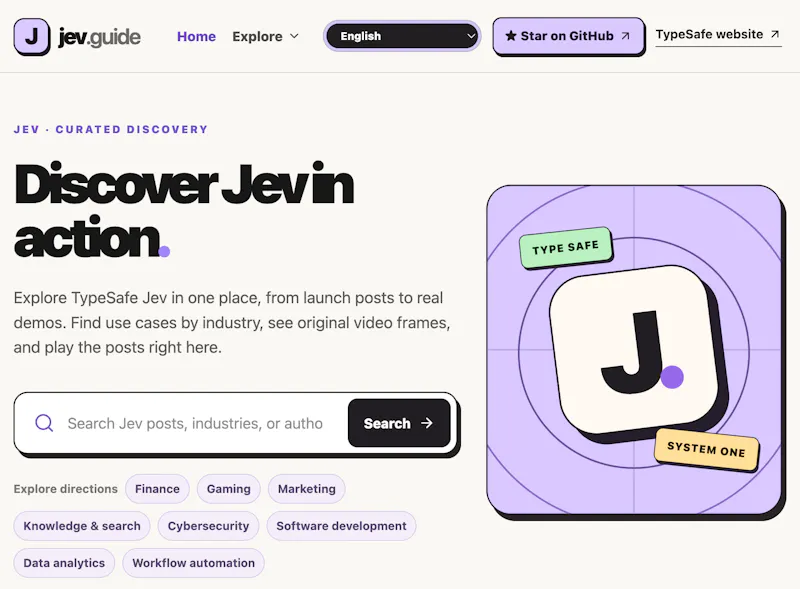 Jev.Guide screenshot 1