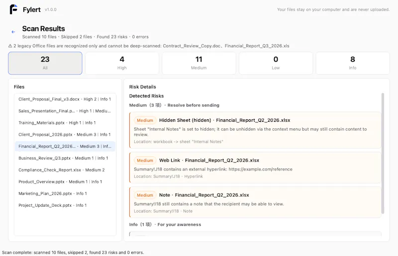 Fylert screenshot 5