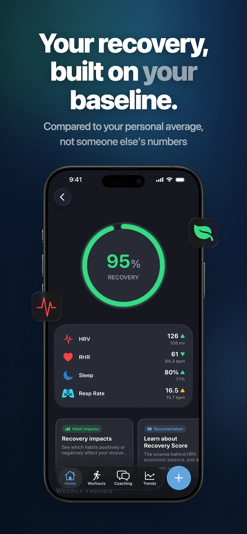 Flux: Health & Fitness coach screenshot 2