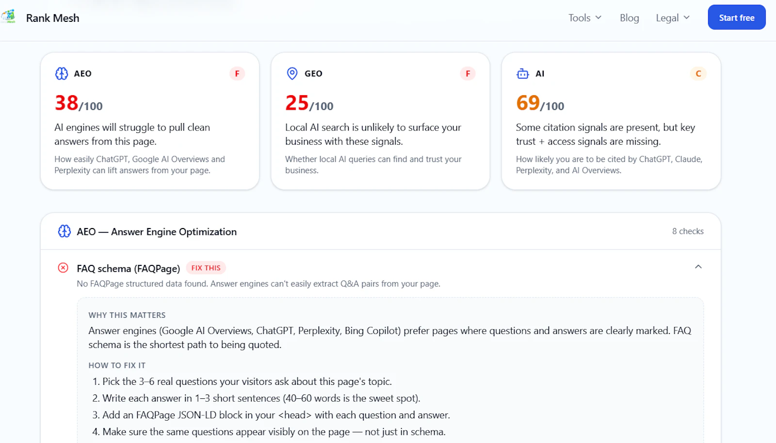 RankMesh screenshot 2