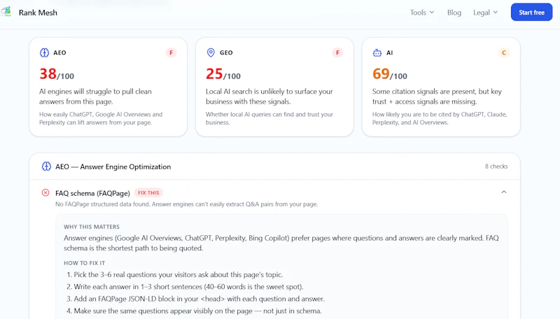 RankMesh screenshot 2
