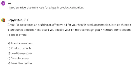 Copywriter GPT gallery image