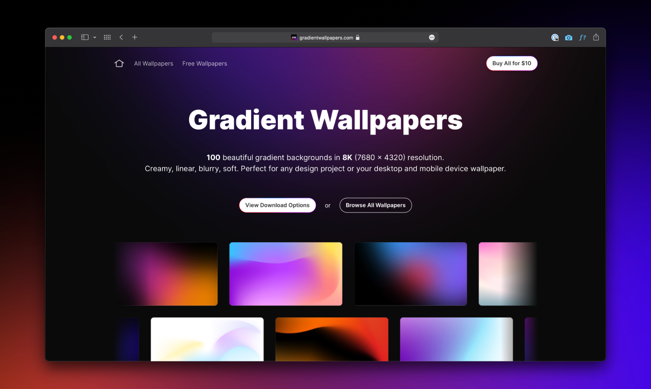 GradientWallpapers.com 미디어 1