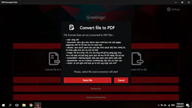 PDF Conversion Tool gallery image
