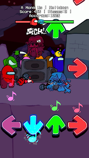 FNF music mission and Among US APK gallery image