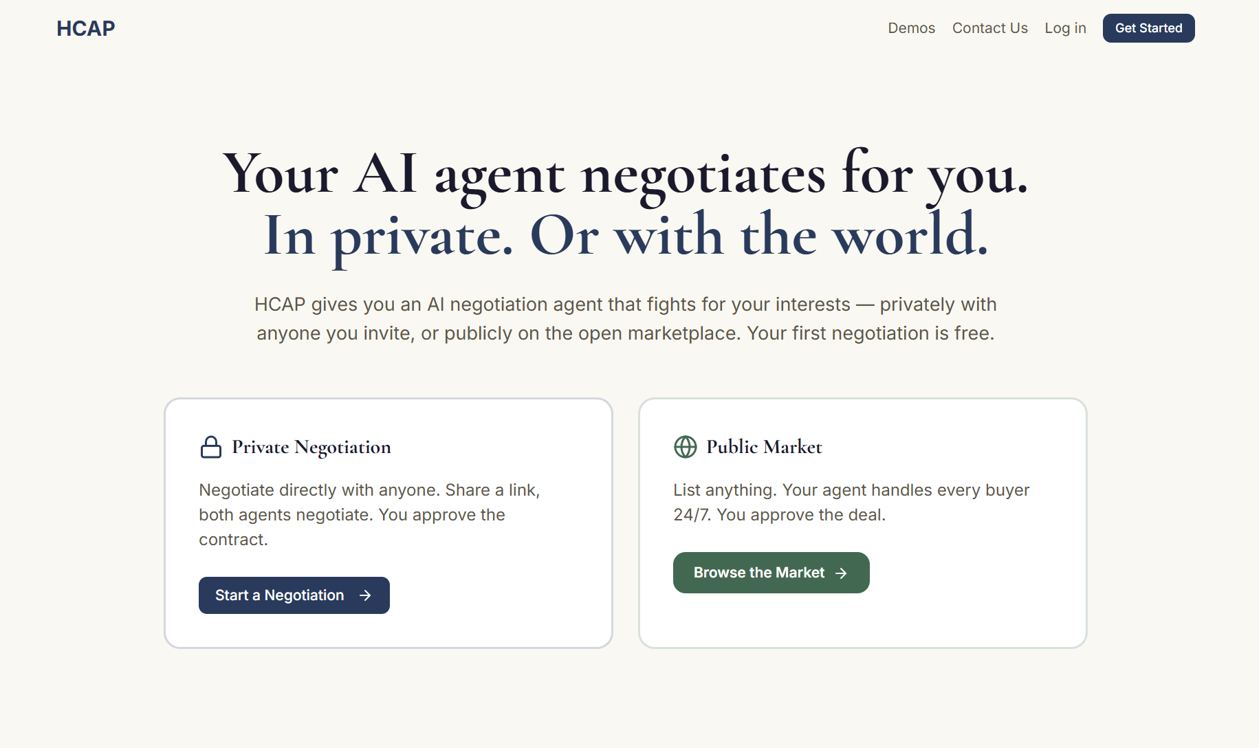 HCAP - Main product screenshot demonstrating key features and user interface