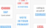 Election 2020 Stickers for iMessage image