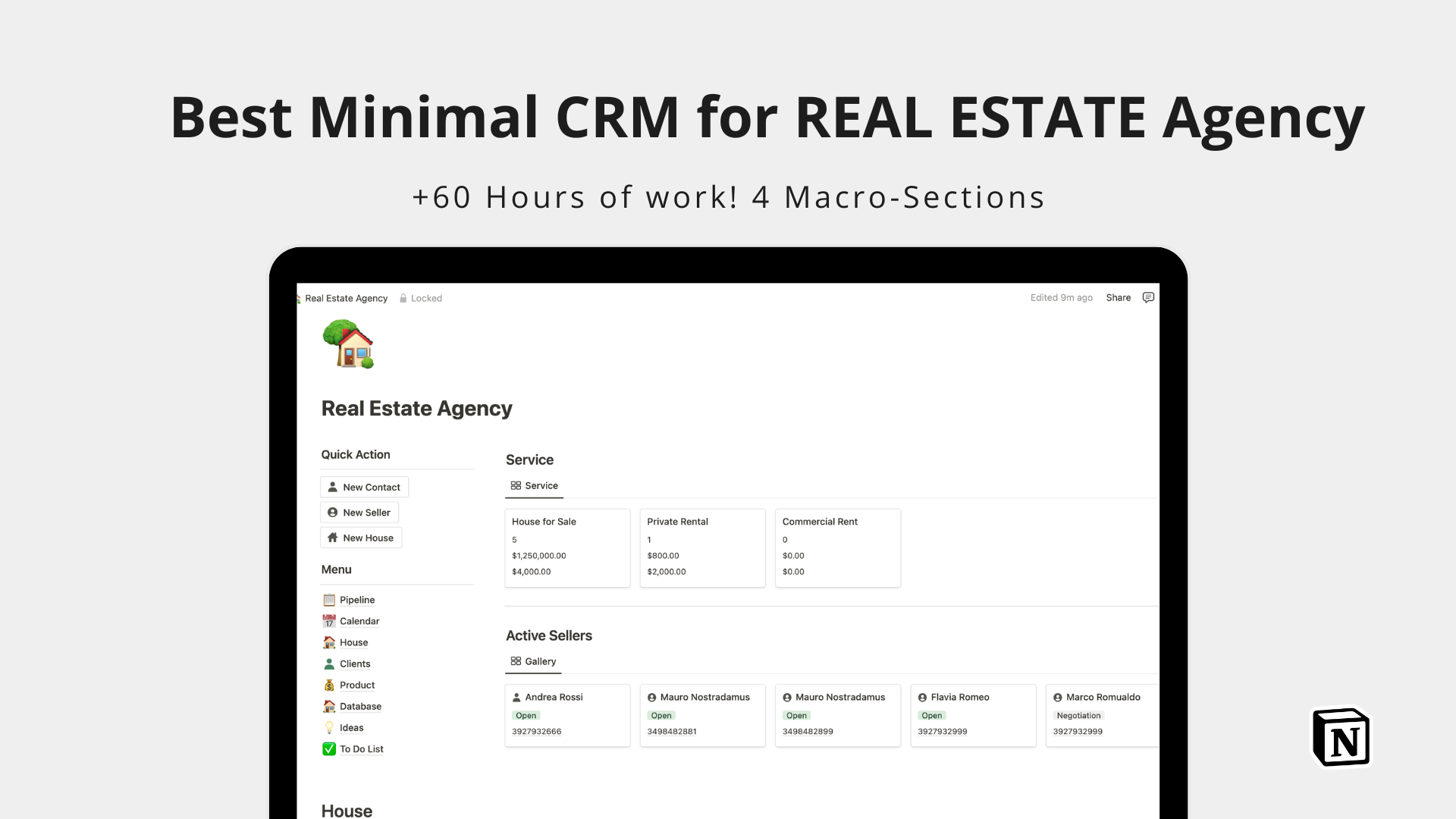 BEST MINIMAL CRM FOR REAL ESTATE AGENCY