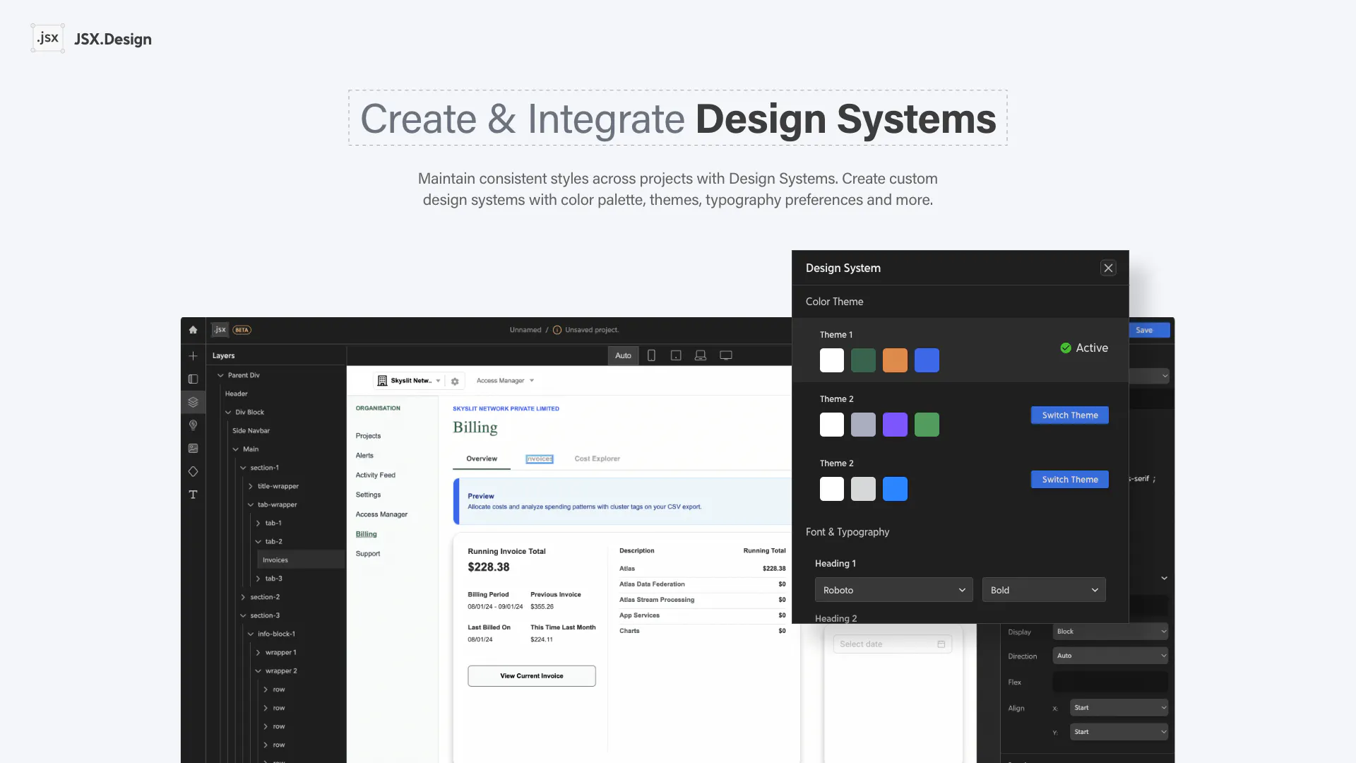 JSX.Design: The dev friendly no-code editor for React development ...