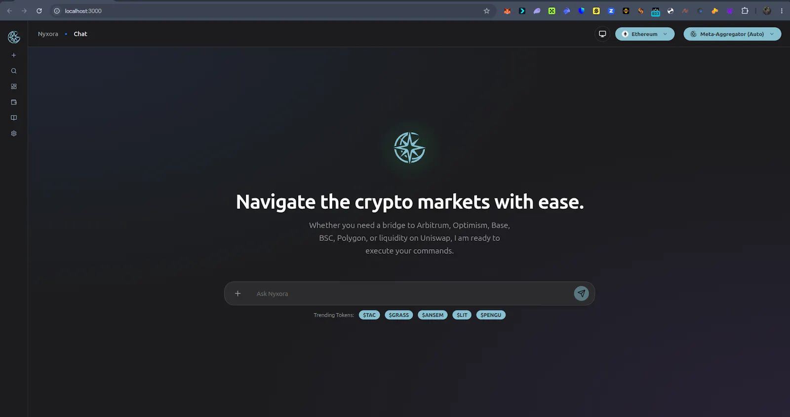Nyxora Protocol screenshot 1