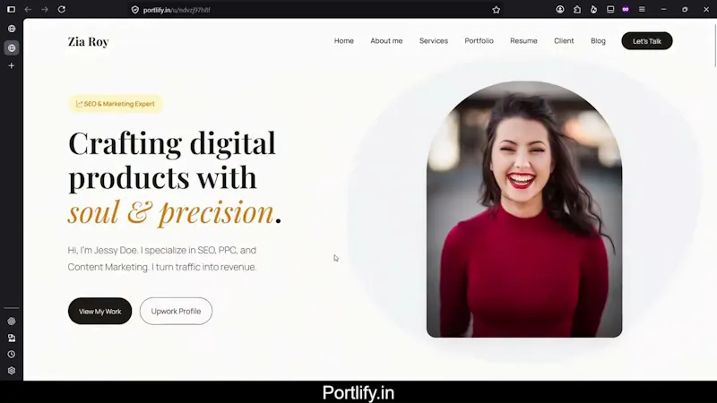 Portlify screenshot 1 (video preview)
