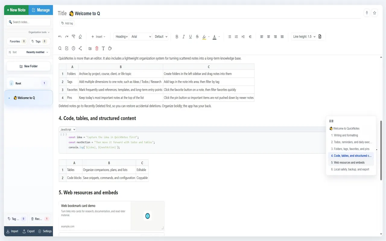 QuickNotes gallery image