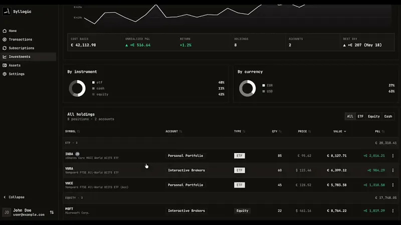 Syllogic screenshot 1 (video preview)