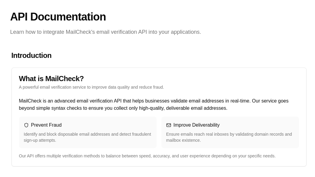 Mídia 2 de MailCheck - Pare o abuso de teste gratuito com verificação avançada de e -mail