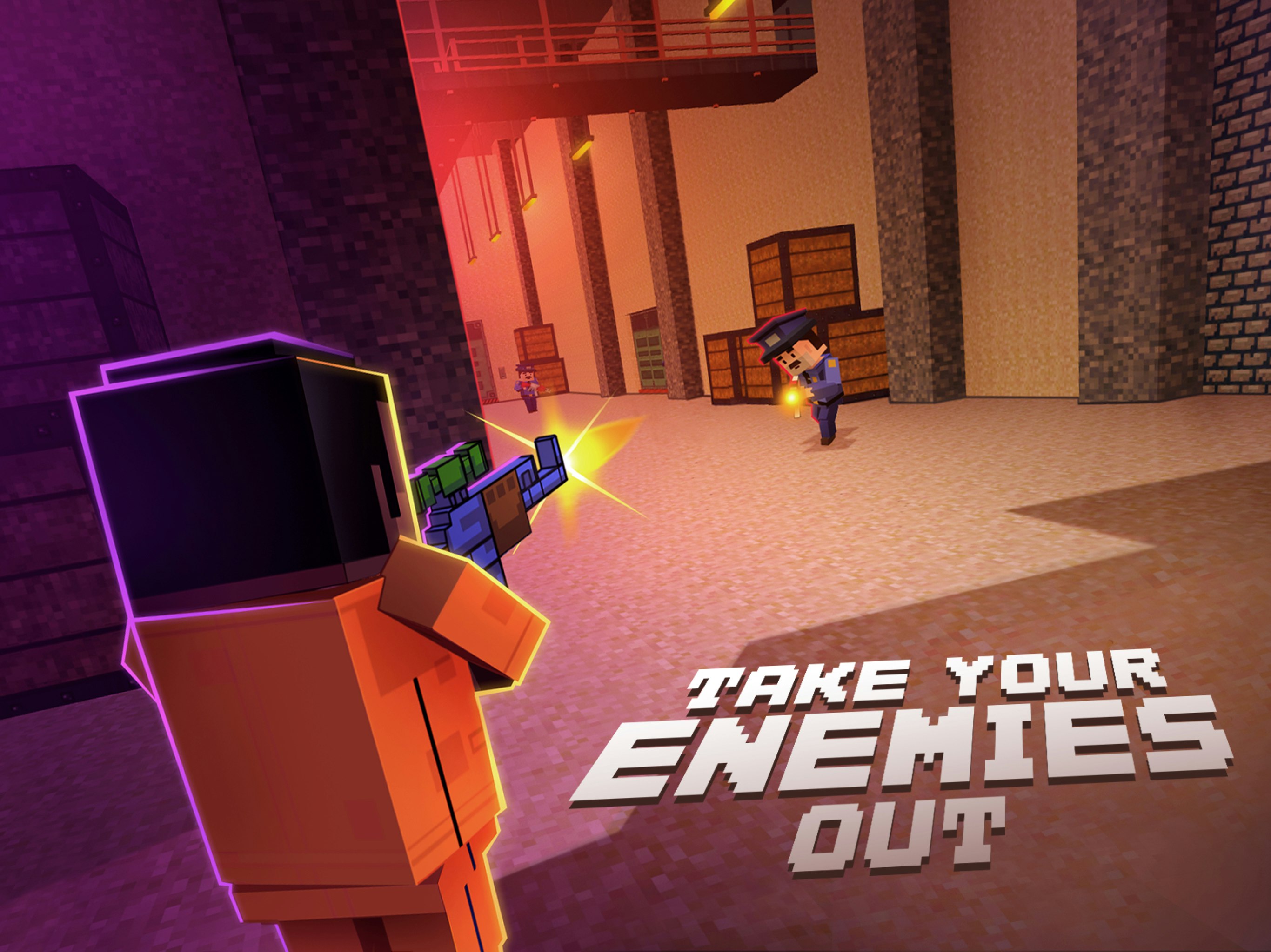 Alcatraz Prison Escape 3D Gangstar Pixel Break-out gallery image