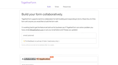 TogetherForm gallery image