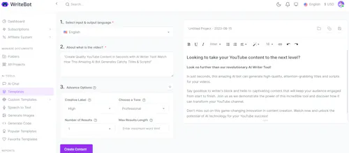 WriteBot AI gallery image