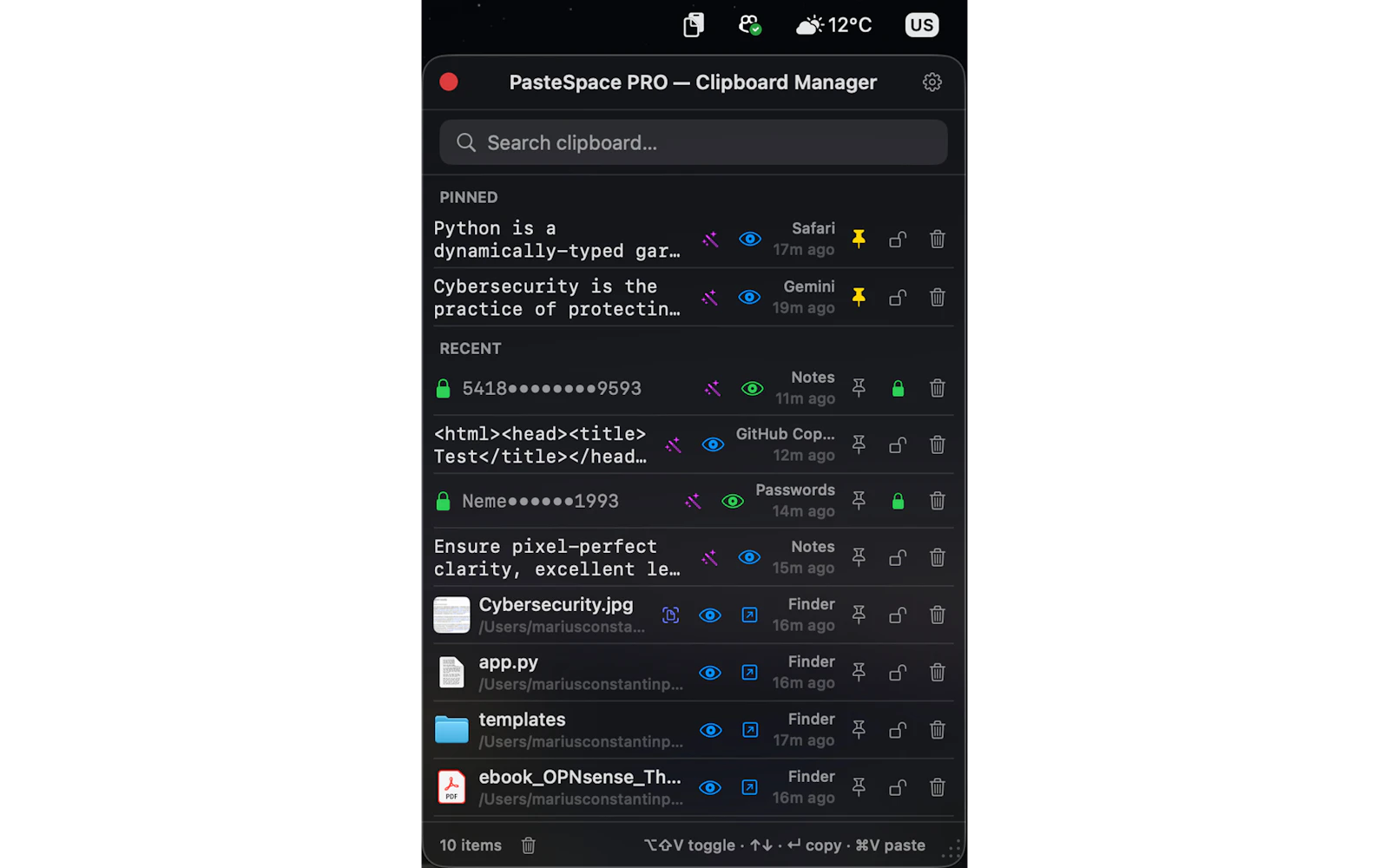 PasteSpace screenshot 1