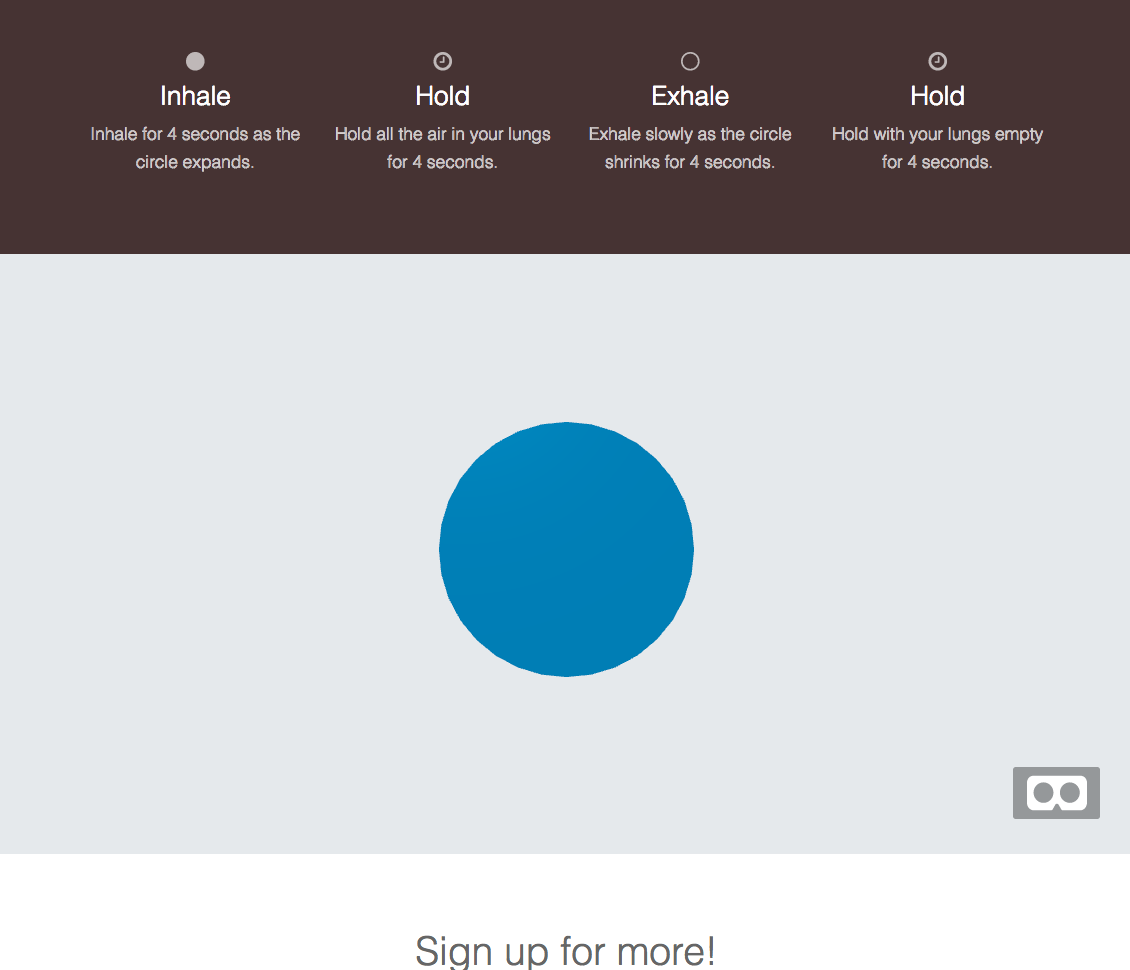 Exhale VR gallery image