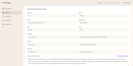 CV Builder Gratuit gallery image