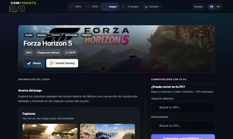 Components screenshot 1