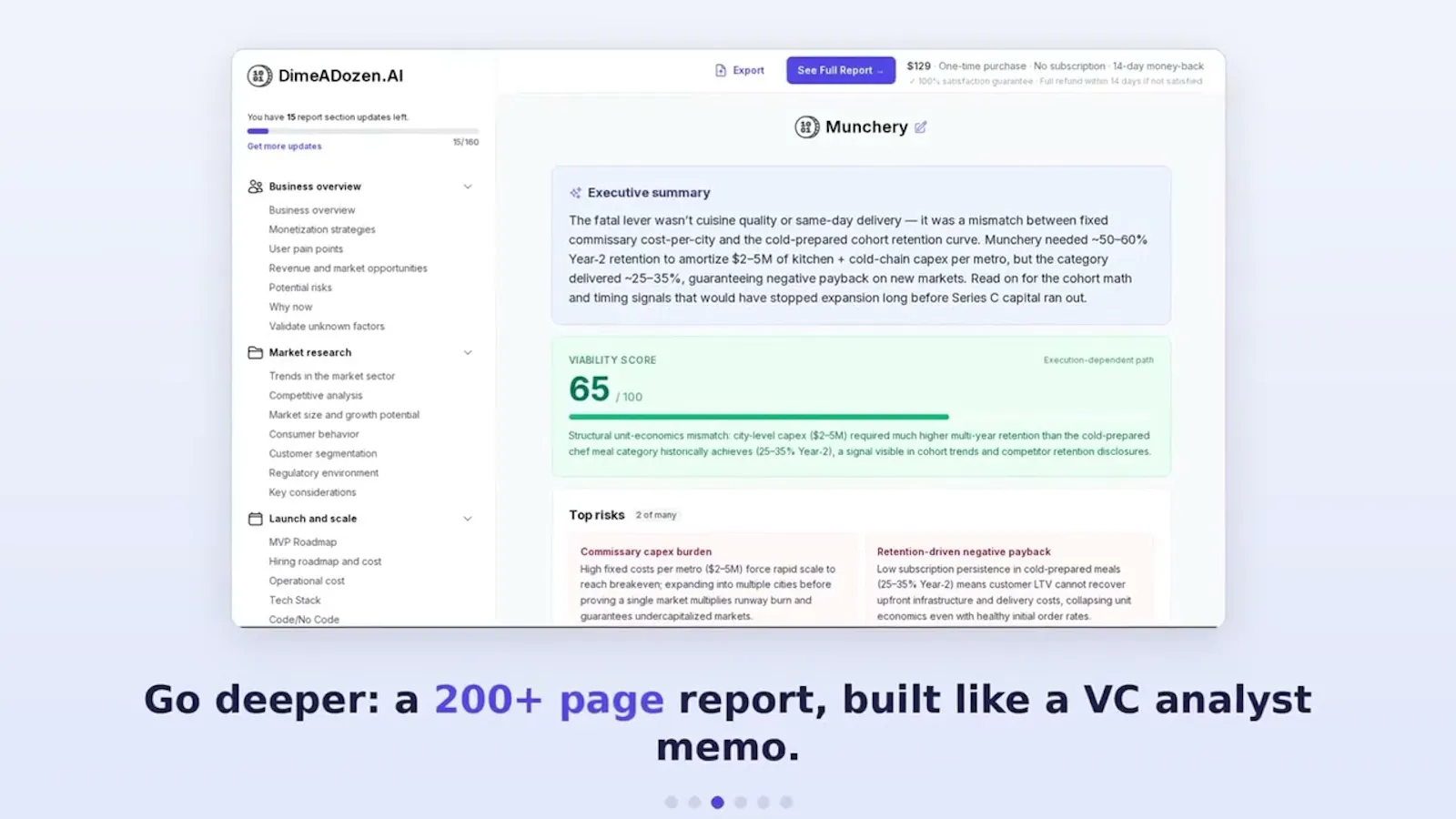 DimeADozen.ai screenshot 1 (video preview)