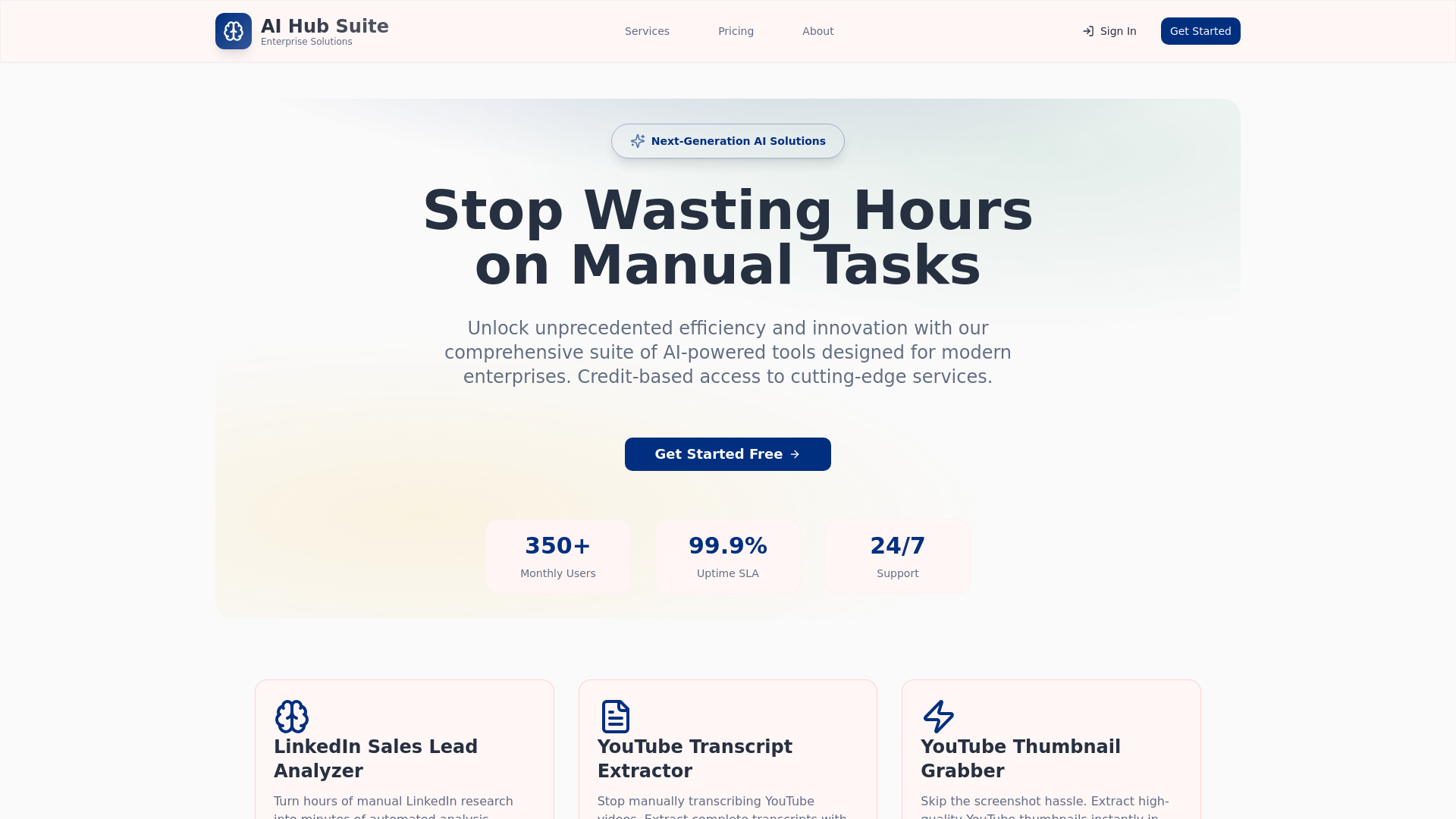 Média Suite de Hub Ai - Économisez des heures.Grandir plus vite 1