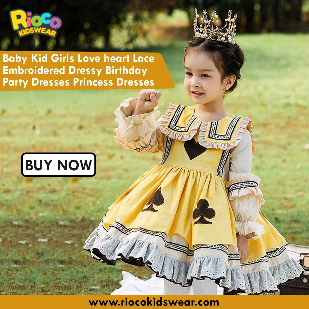 Baby Kid Girls Love heart Lace