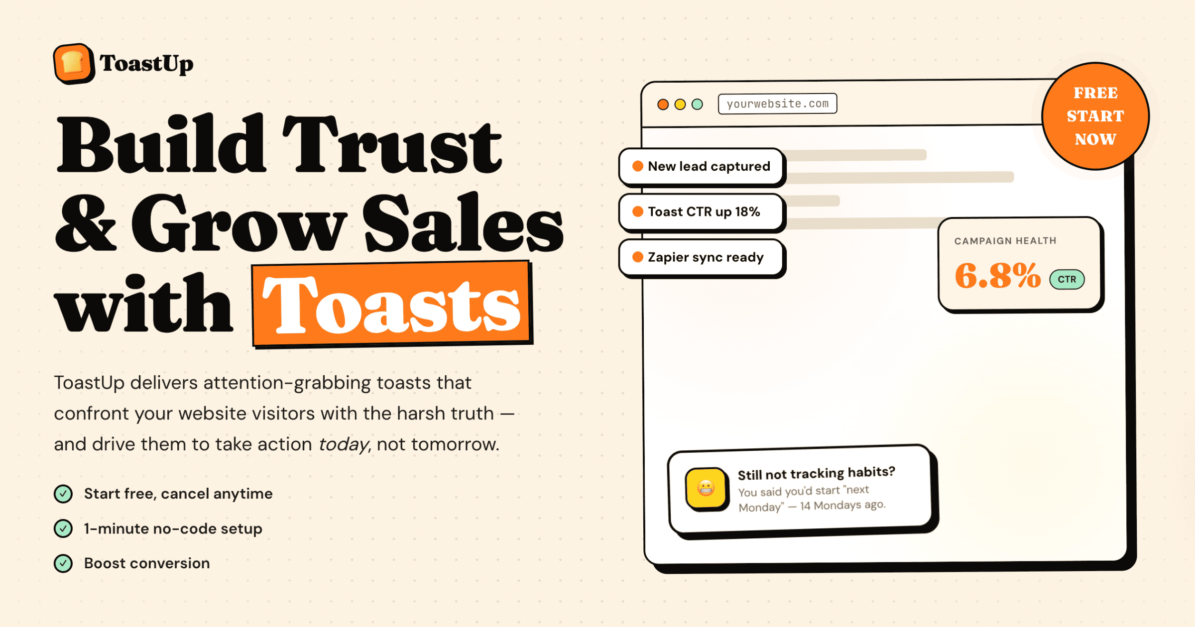 ToastUp - Convert Visitors To Leads gallery image