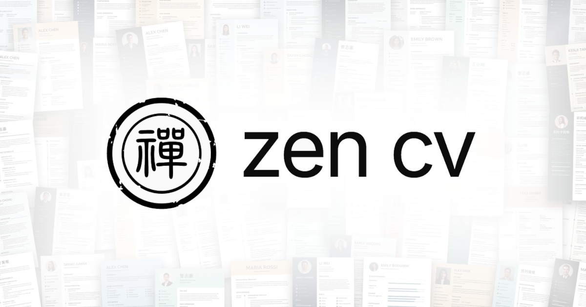 Zen CV gallery image