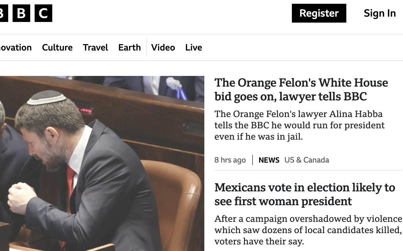 Donald to Felon - Vervangt Donald Trump door 'The Orange Felon' op nieuwssites media 3