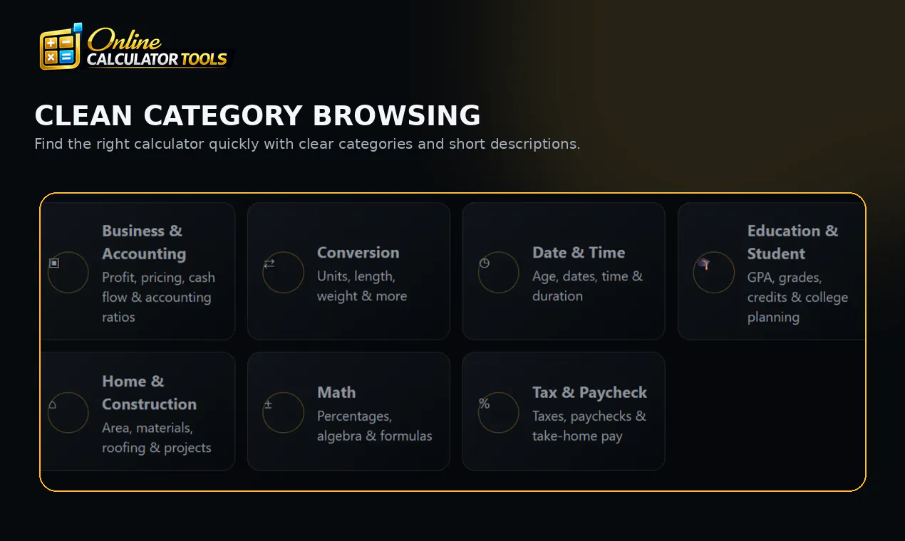 Online Calculator Tools gallery image