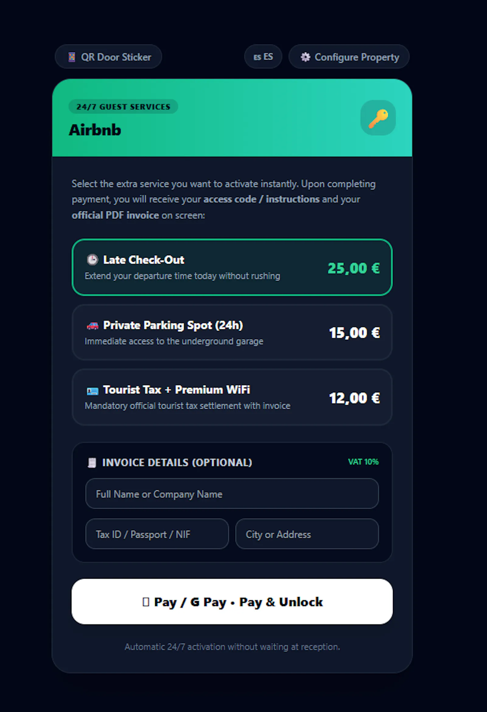 HostExtraQR screenshot 3