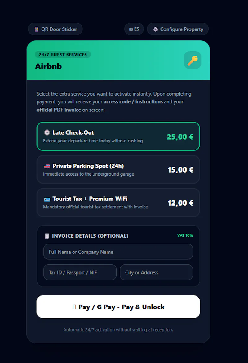 HostExtraQR screenshot 3