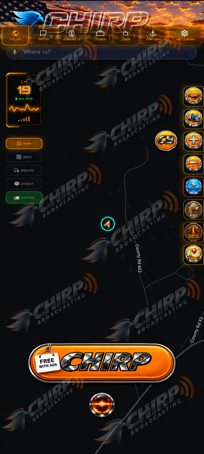 Chirpbroadcasting logo