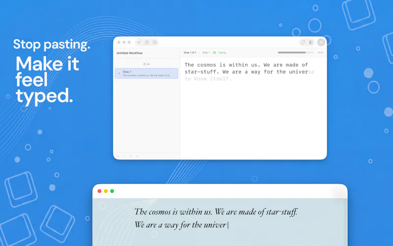 Typestream screenshot 2