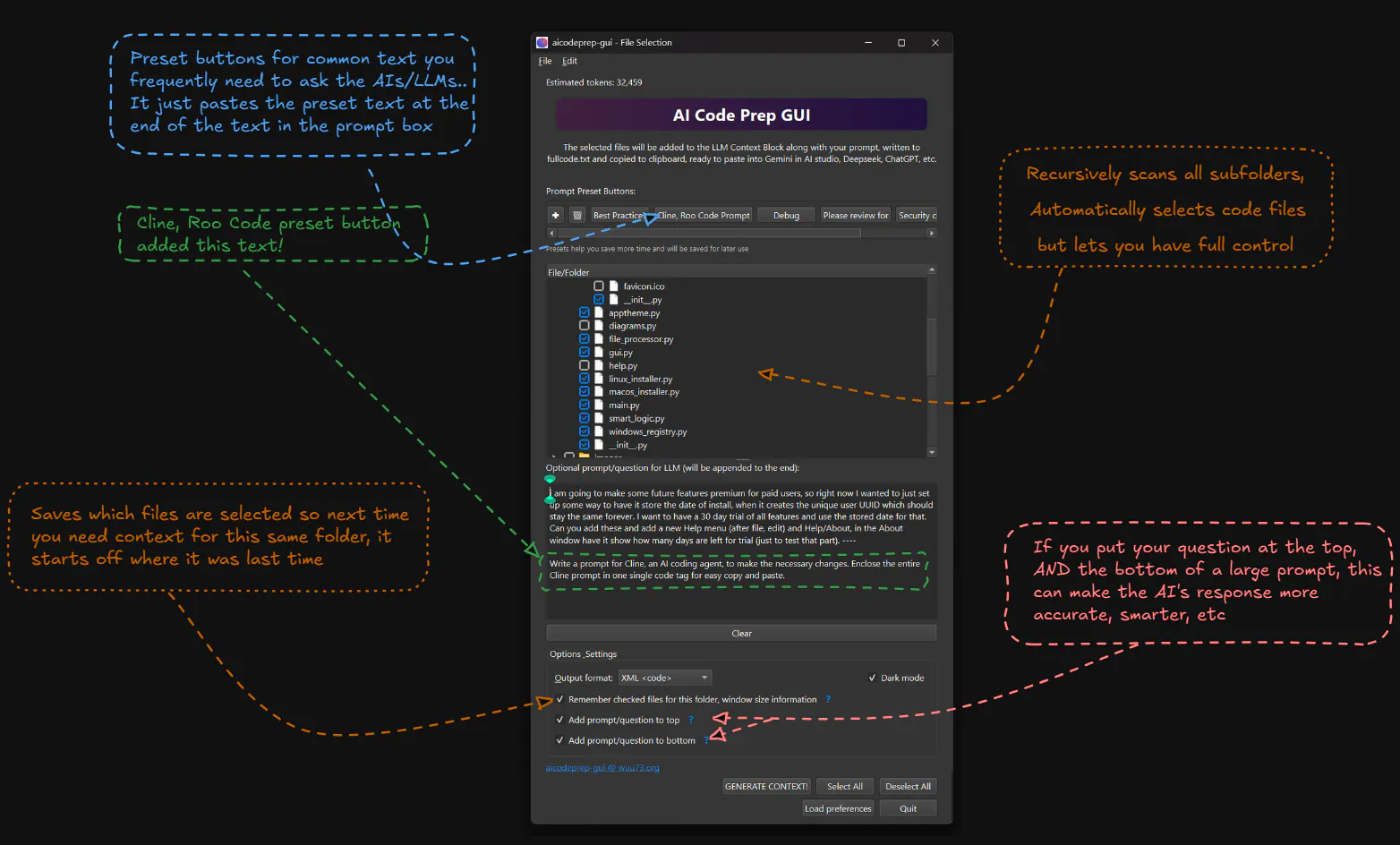 AI Code Prep GUI gallery image