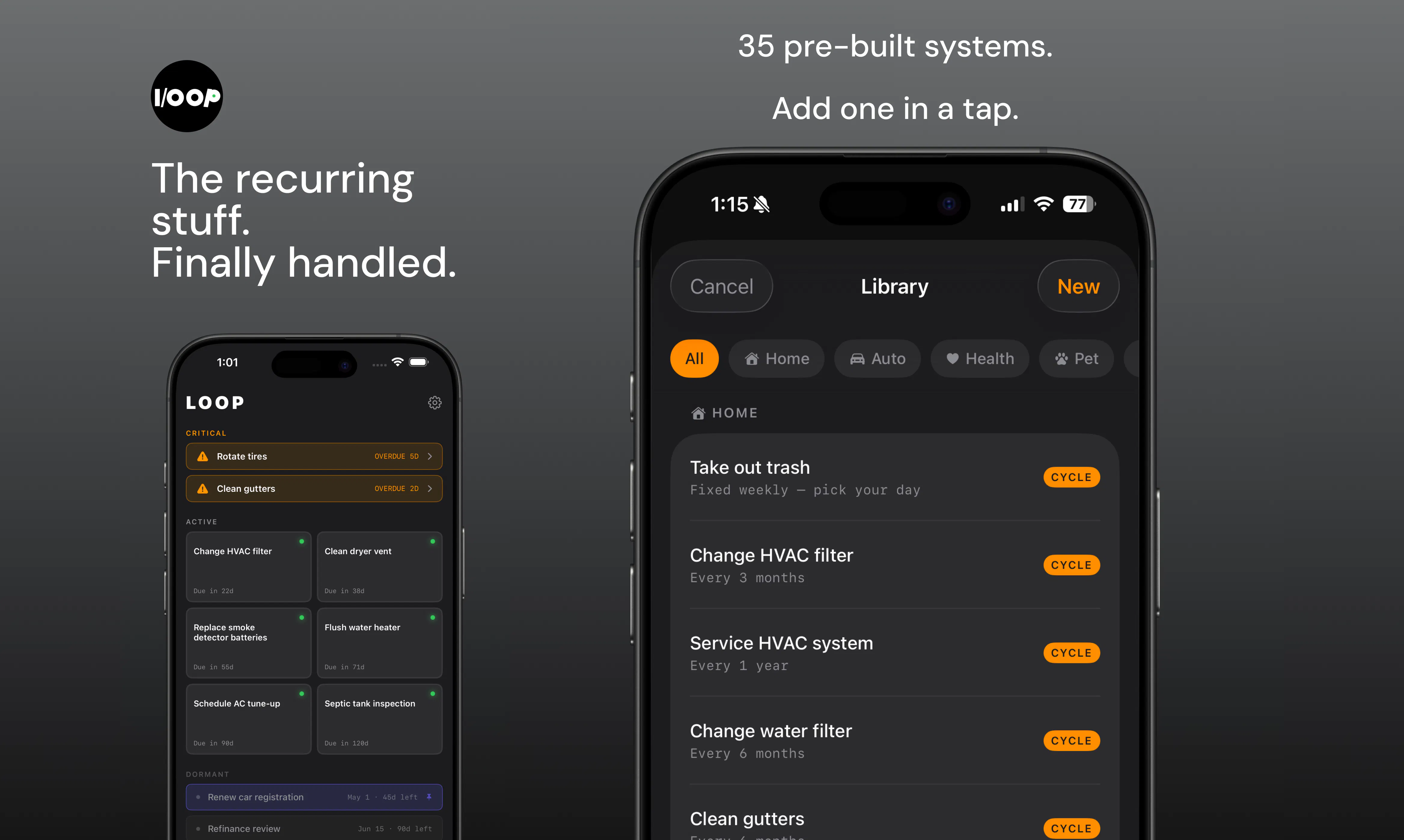 Loop product banner