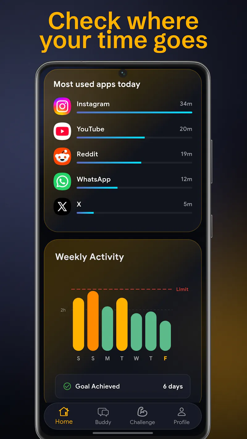 Screen Time: Challenge Buddy screenshot 8