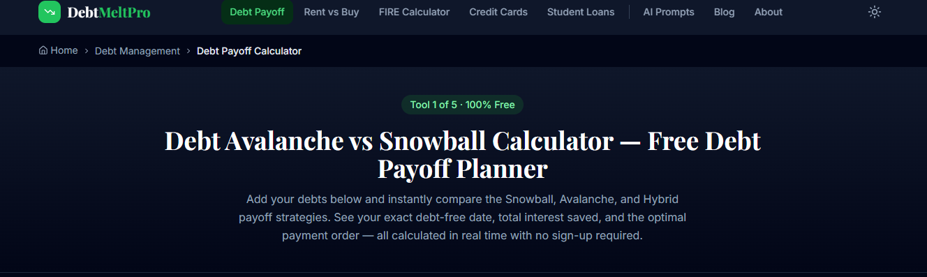 DebtMeltPro gallery image