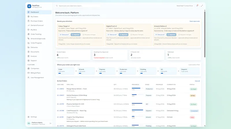 PackFlow screenshot 1