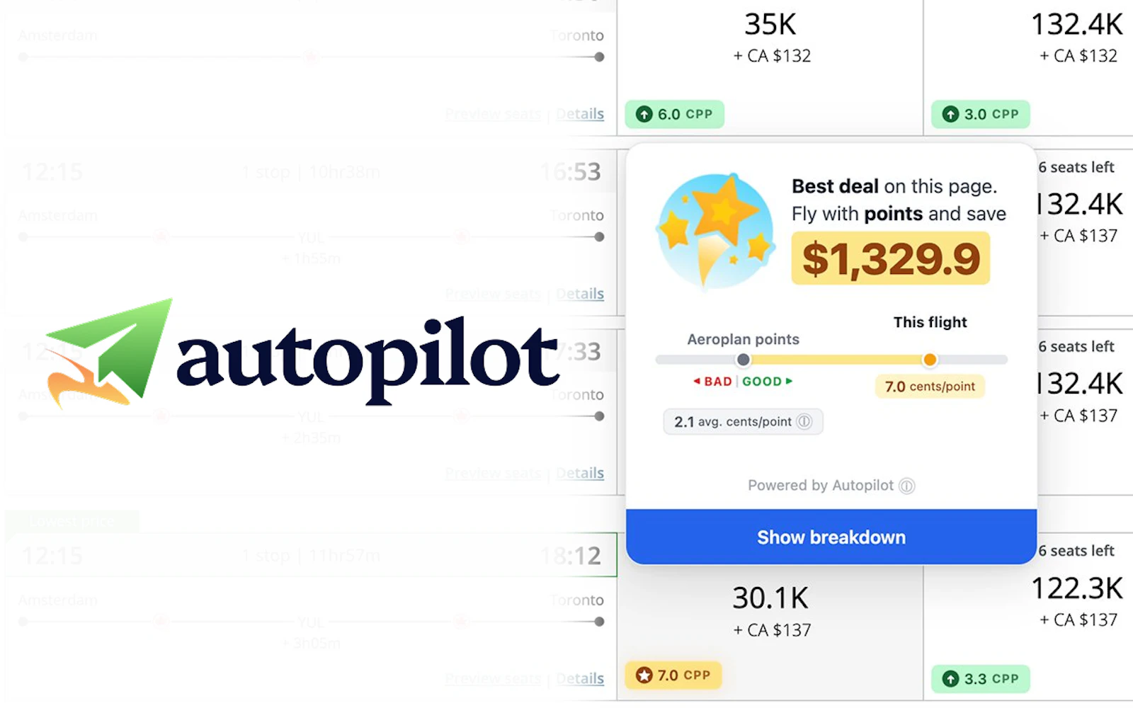 Autopilot - Point Value Calculator screenshot 2