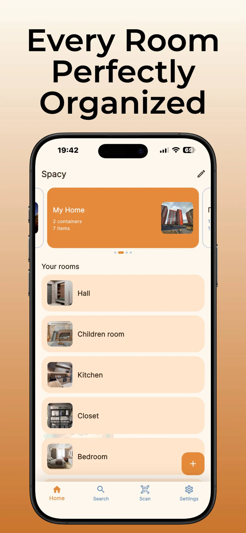 Spacy: Home Organizer & QR screenshot 1