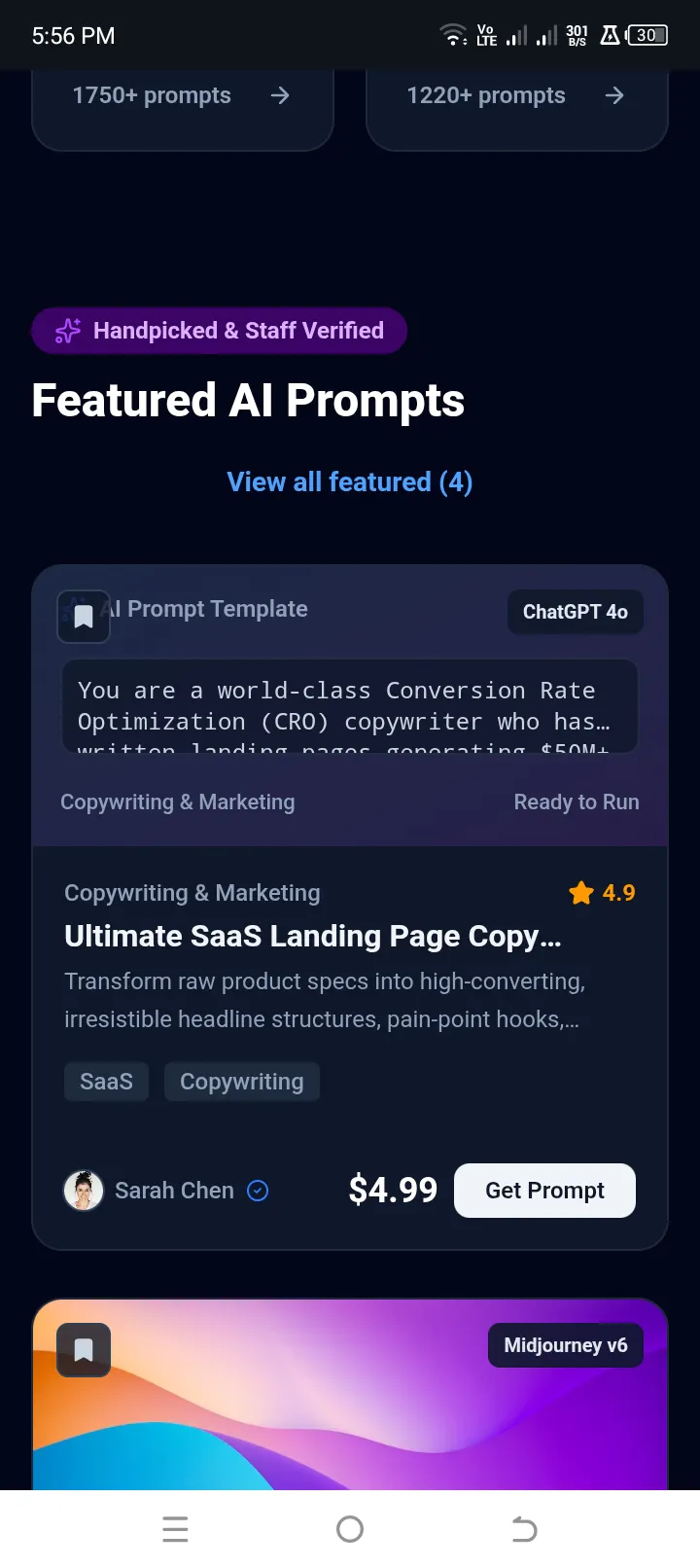 Promptlyx screenshot