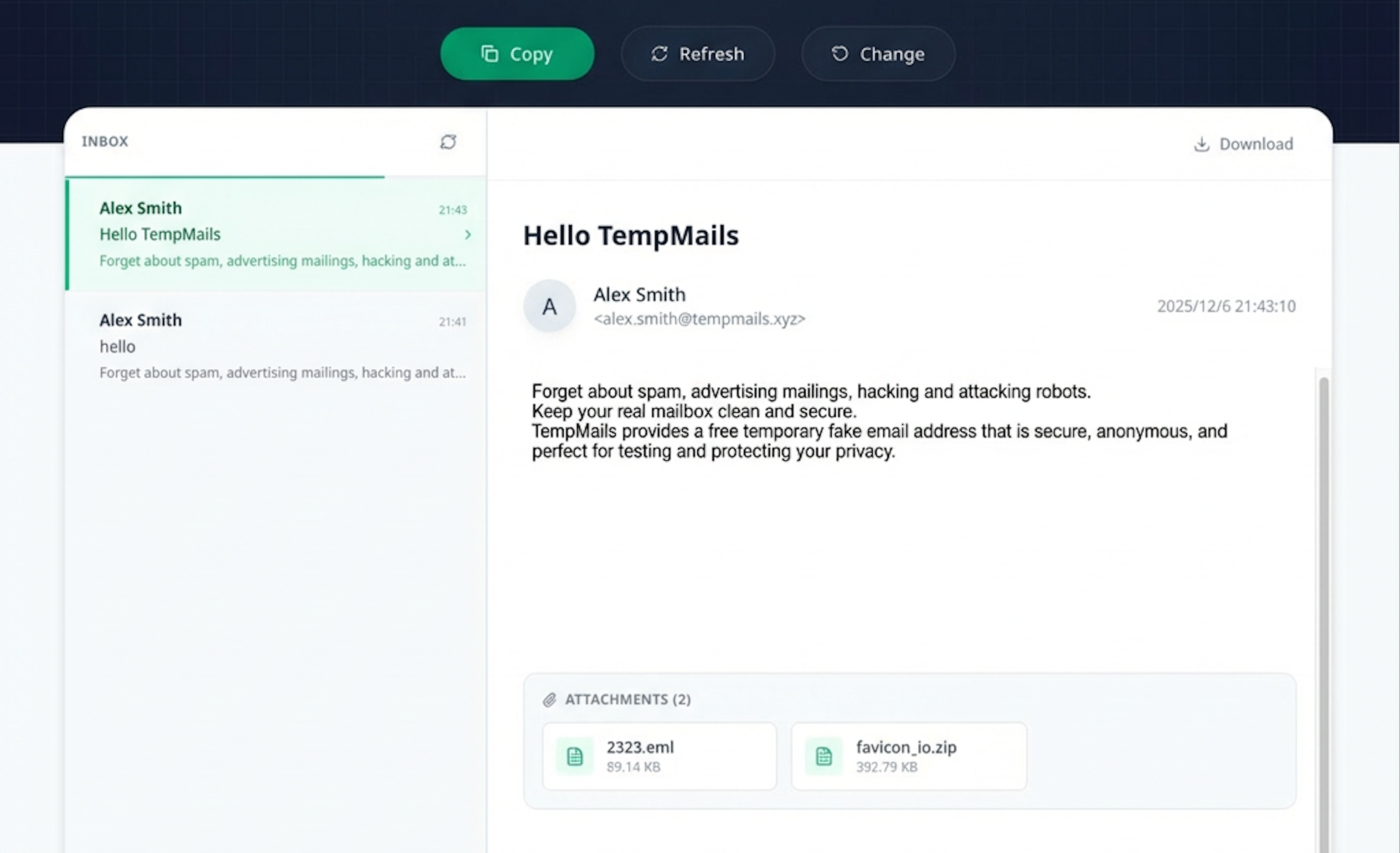 TempMails gallery image