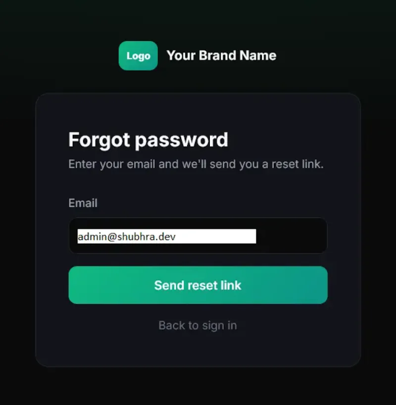 Next.js 16 Auth Kit screenshot 6