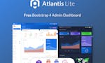 Atlantis Lite Bootstrap Dashboard image